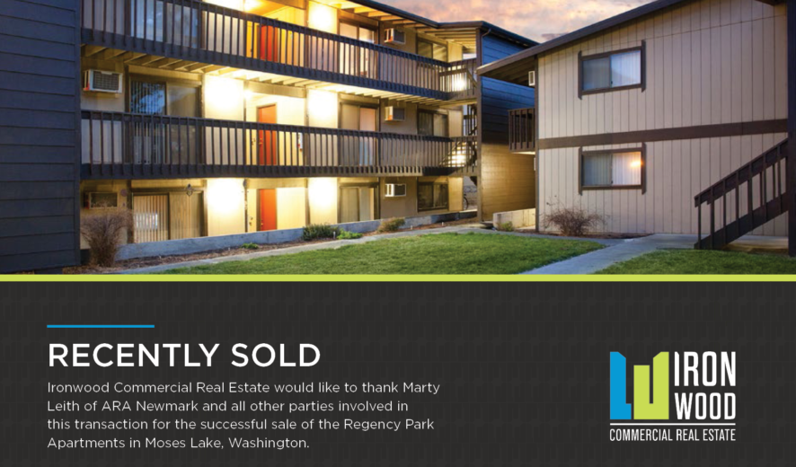 Moses Lake apartments sold by Ironwood Commercial Real Estate and ARA Newmark